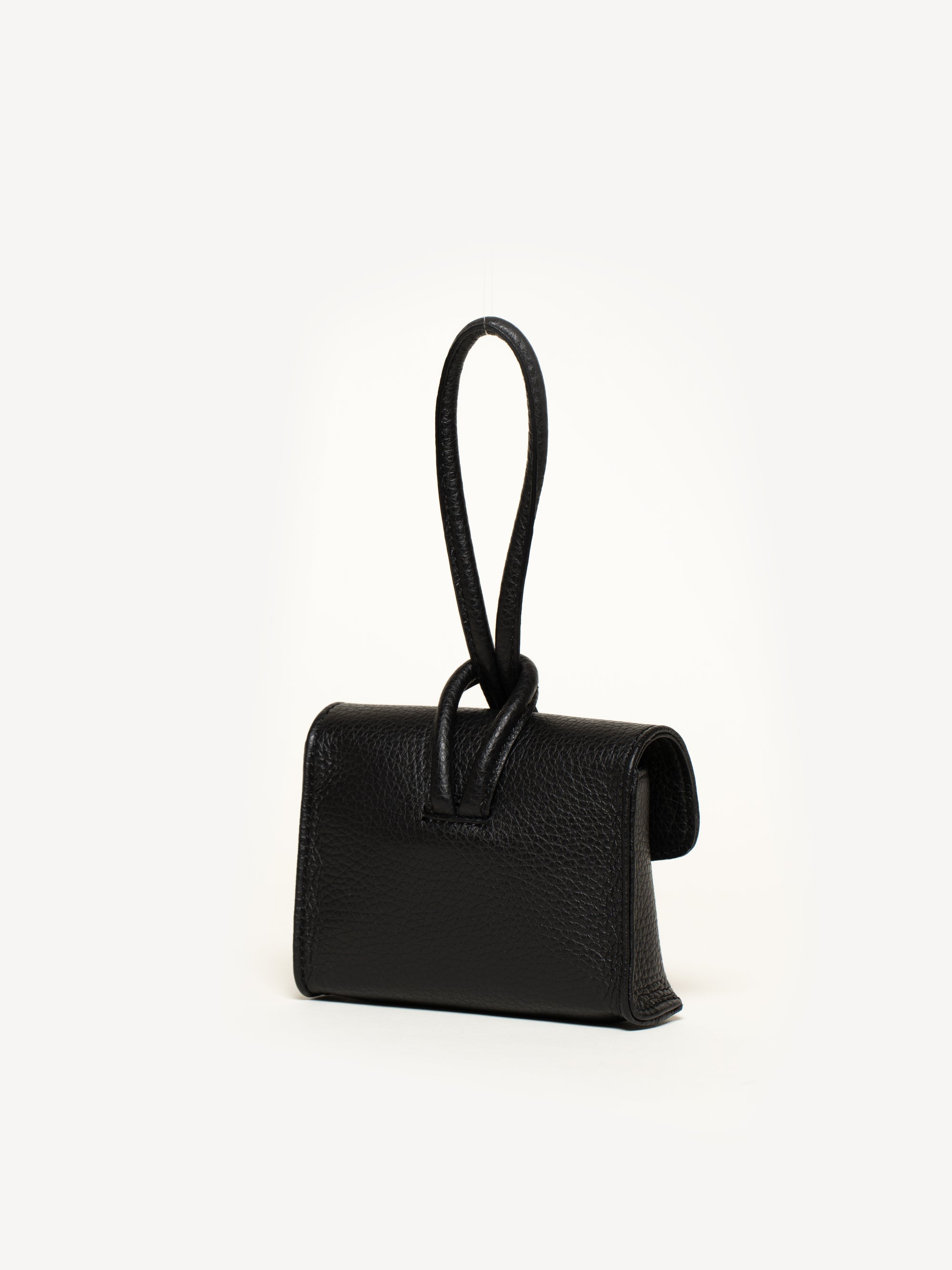 The Francesca Mini - Black - Tumbled Leather - M.Gemi