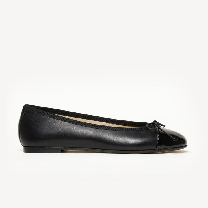 The Rosa - Black with Black - Nappa and Patent - M.Gemi