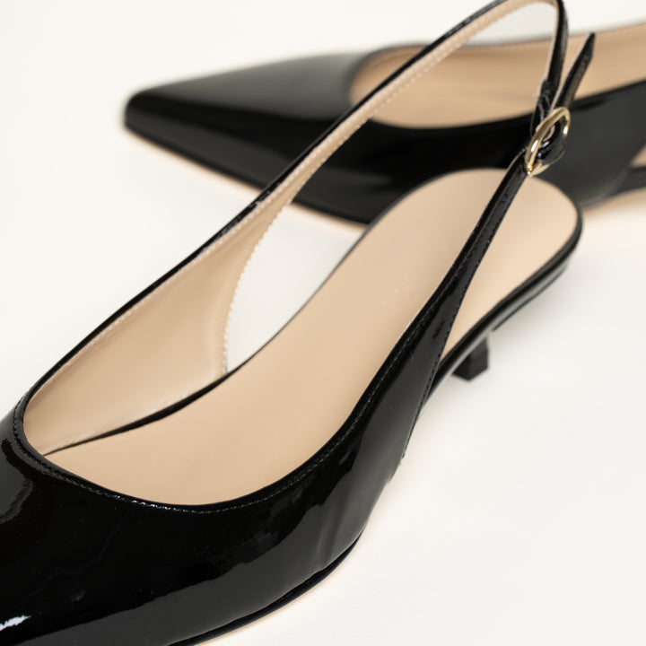 The Lisinda - Black - Patent - M.Gemi
