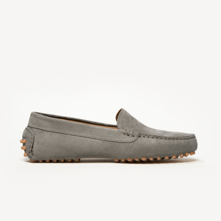 Women's suede driving moccasins cheap
