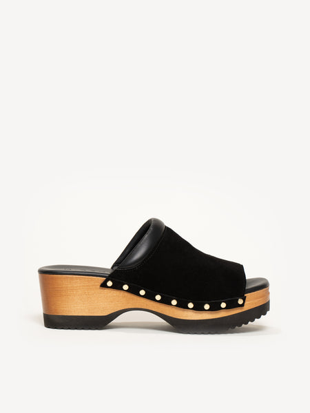 The Greta Sandal Black Suede M.Gemi