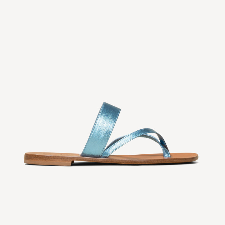 The Medio - Champagne - Metallic Leather - M.Gemi