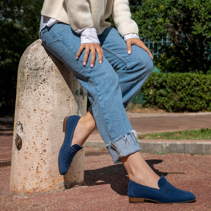 The Sacca Donna Navy Suede M.Gemi