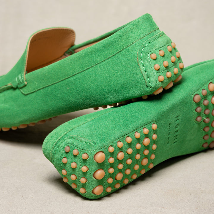 The Felize Uomo Jewel Green Suede - Main Image