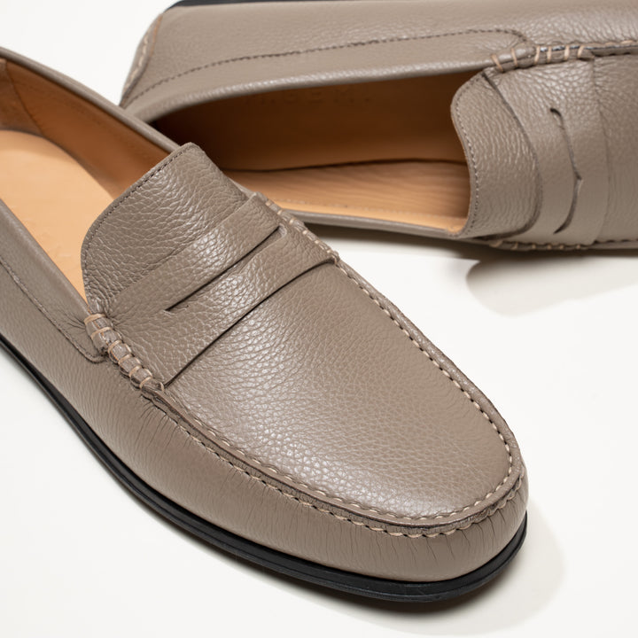 Pastoso Uomo - tan/gret The Pastoso Uomo - Light Mushroom - Tumbled Leather - M.Gemi main image 3
