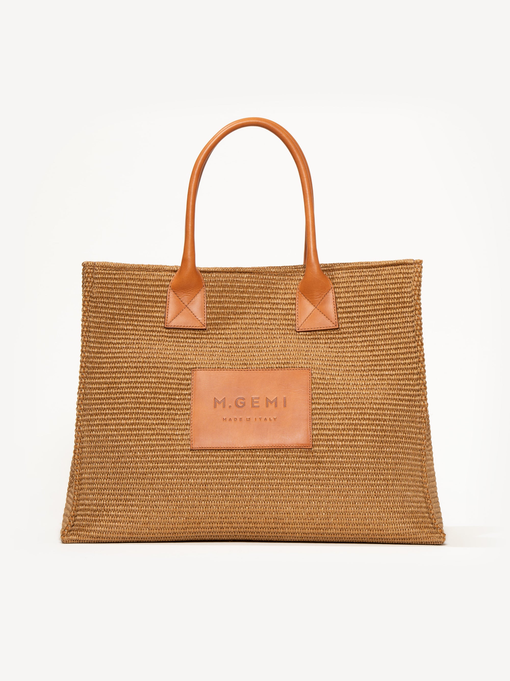 The Vania Safari Raffia/Leather M.Gemi