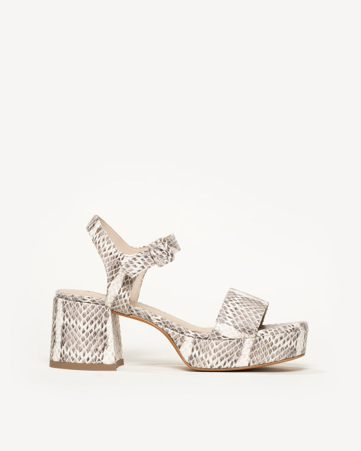 The Lizza Nuova - Black and White - Snake Print - M.Gemi