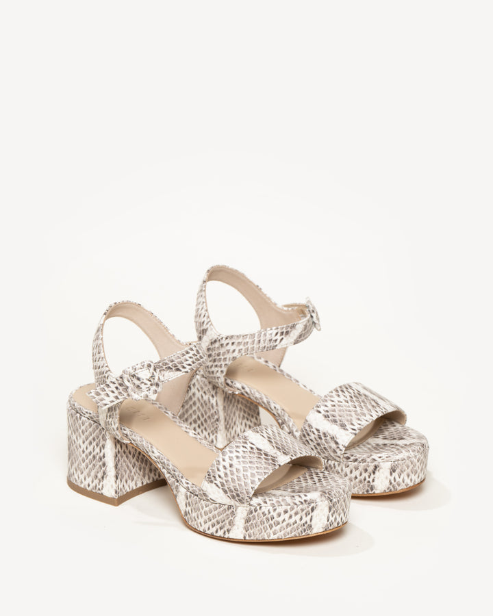 The Lizza Nuova - Black and White - Snake Print - M.Gemi