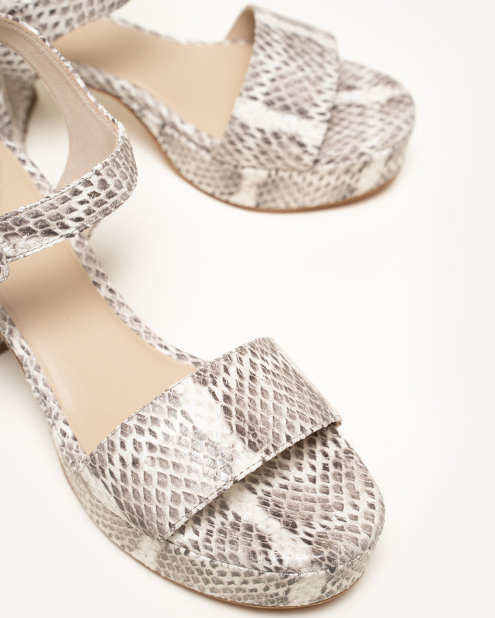 The Lizza Nuova - Black and White - Snake Print - M.Gemi