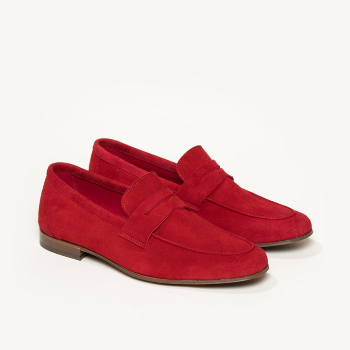 The Sacca Uomo - Sunset Red - Suede - M.Gemi display picture 3