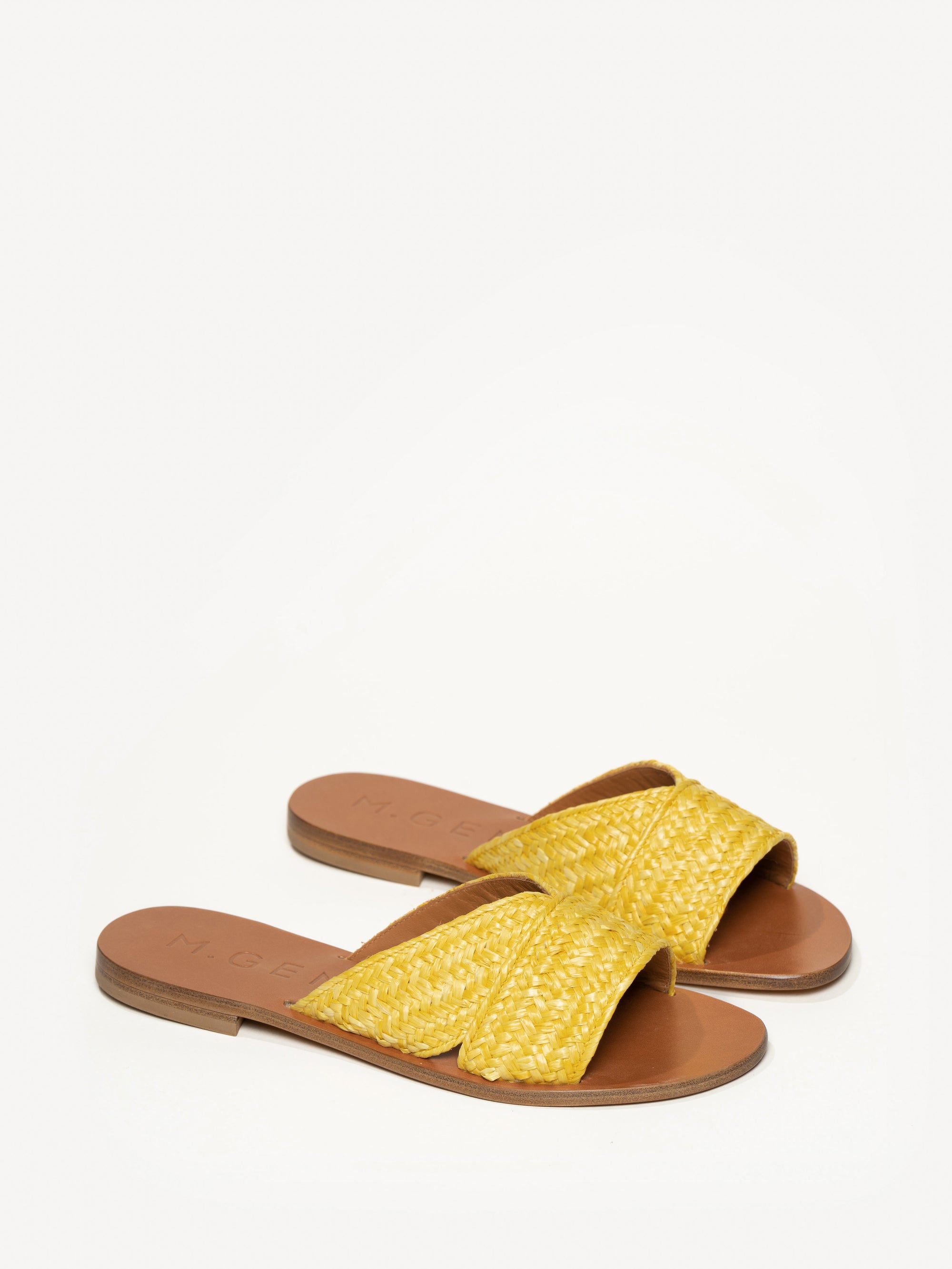 The Marisa - Lemon Yellow - Raffia - M.Gemi